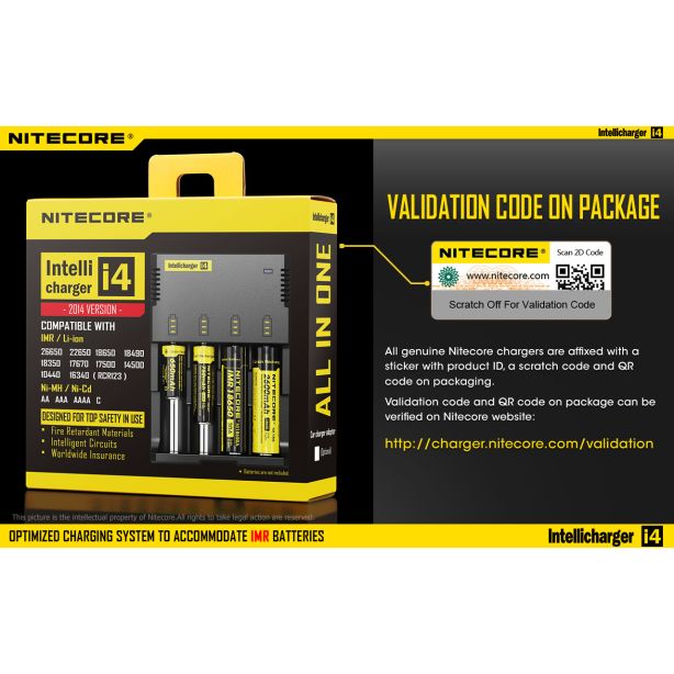 Nitecore intellicharger i4