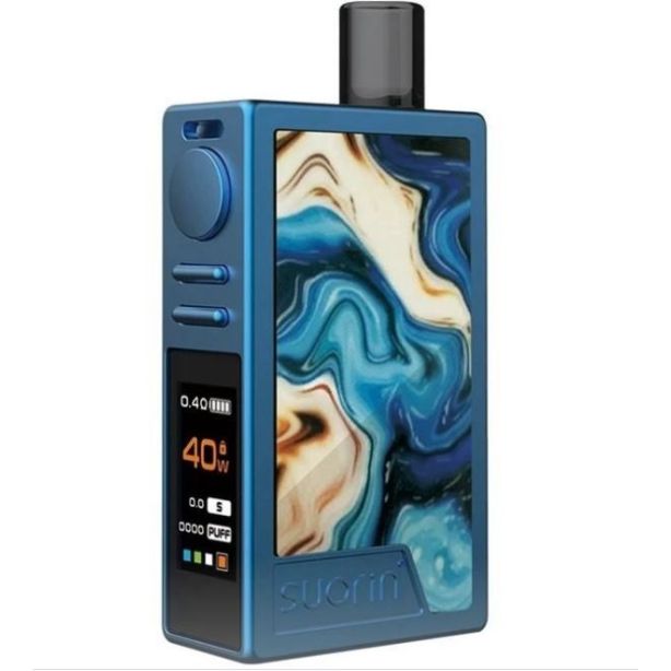 SUORIN Refillable E Cigarette Pods Kit Blue
