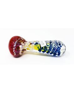 Unique Weed Glass Pipe 5" Hand Made11153