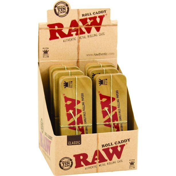 Roll Caddy RAW Authentic Metal Rolling Case