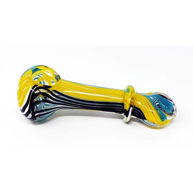 Heavy Hand Glass Tobacco Smoking 5 Inches Pipe