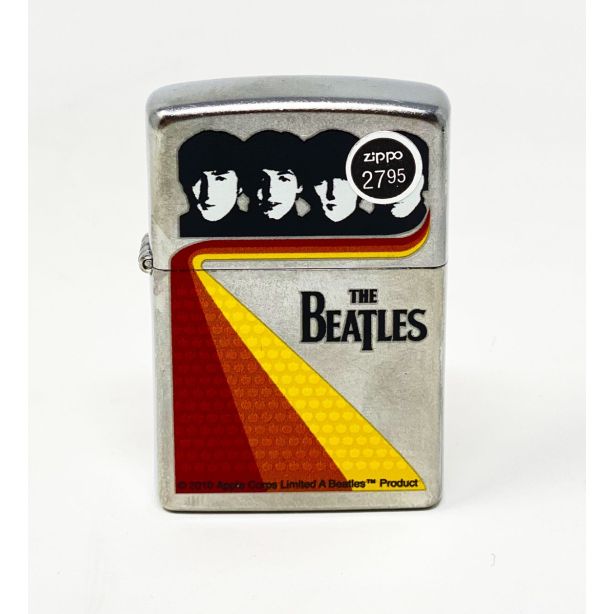 Zippo Beatles Brushed Chrome Lighter 