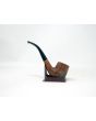 Vintage Yello-Bole CHECKER S0 Curved Tobacco Pipe