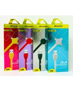 AWEI CL-82 Multi Charging Fast Data Charging Cable